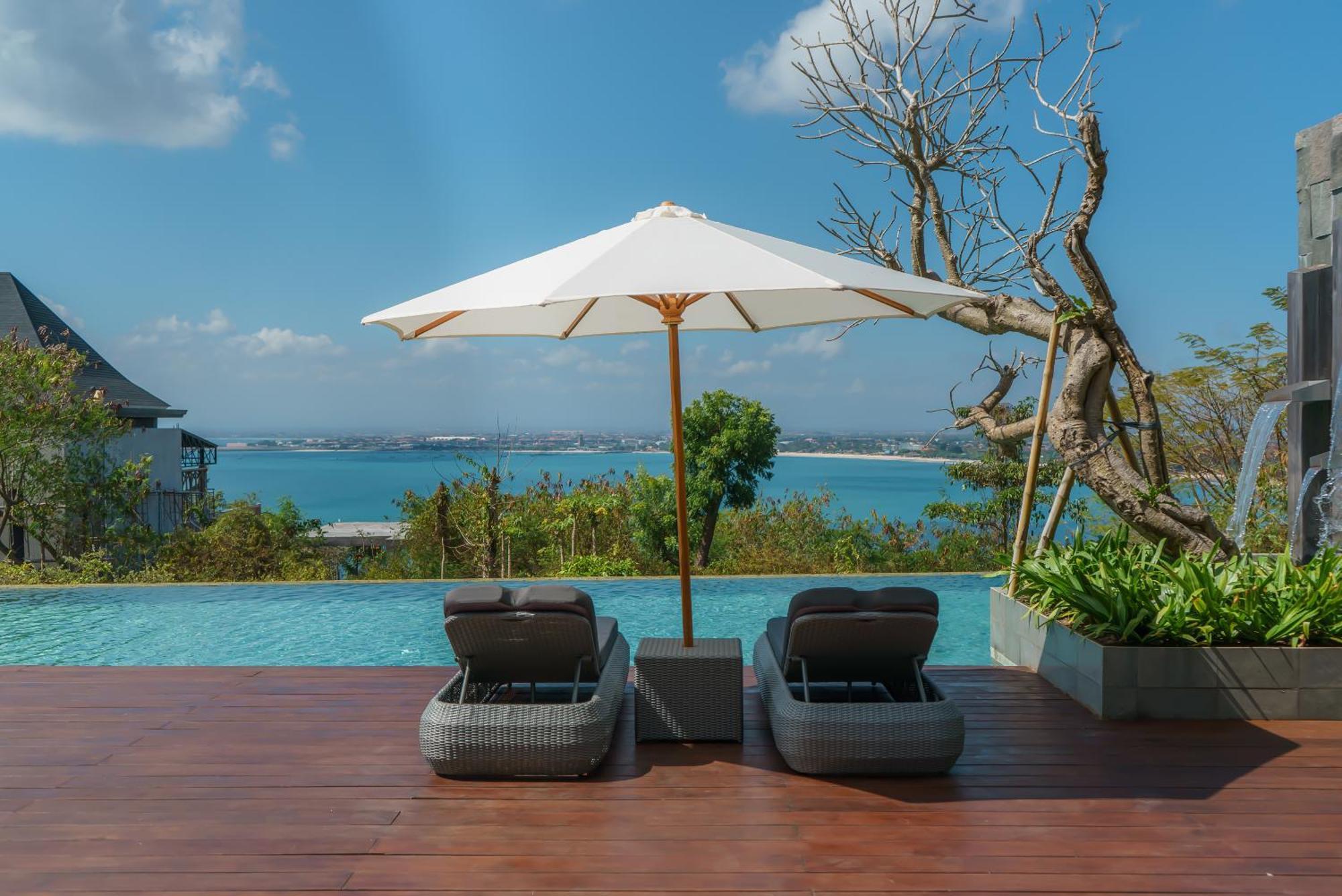 Beyond The Sea - Luxe Sea View Villa In Jimbaran Luaran gambar